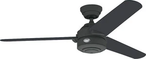 132cm 52" modern design ceiling fan without light Hunter CARERA Graphite - Picture 1 of 2