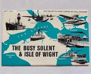 The Busy Solent & Isle of Wight, set of 6 artist's postcards, in envelope. Mint. - Picture 1 of 3