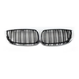 Doppelsteg Nieren Kühlergrill Chrom&Schwarz Für BMW 3er E92 E93 Coupe 2006-2010 - Picture 1 of 9