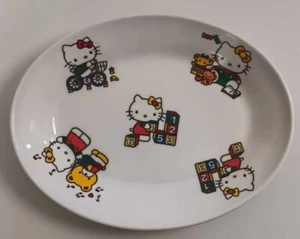 Hello Kitty Melamine Childrens Plate Vintage Fataco Kitchen Tableware 19.5 cm - Picture 1 of 3