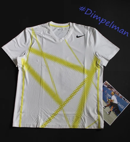 Nike Rafael Nadal Custom Match Worn Shirt US Open 2011 Cover