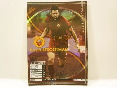 Panini WCCF 2016-17 SOC Kevin Strootman 1990 Dutch Holland　No.6 Roma STARS CLUB - Image 1 of 4