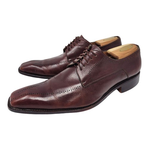 SAINT LAURENT (YSL) Scarpe eleganti YSL Saint Laurent in pelle con punta alare taglia 11