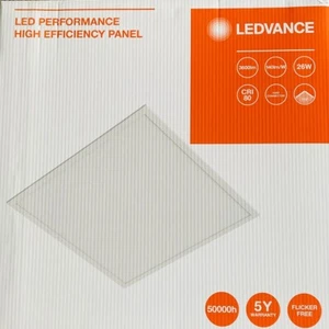 5X LEDVANCE 26W LED Performance Efficiancy Panel Light 600x600mm 4000K 3600lumen - Picture 1 of 6