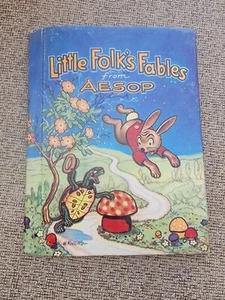 Vintage 1940 The Little Color Classics Little Folk's Fables from Aesop - Picture 1 of 5