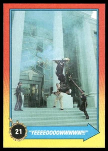 1989 Topps Regreso al Futuro Parte II #21 ¡¡¡Yeeeeooowwwww!!! NM+ - Imagen 1 de 2