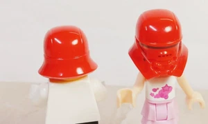 LEGO Sith JET TROOPER Red Helmet Star Wars Molded Face Shield Bright Printed - Picture 1 of 1
