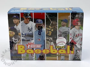 Mega Box Baseball Topps Heritage 2022 17 confezioni nuove sigillate Bobby Witt Jr. Ecc MLB - Foto 1 di 5