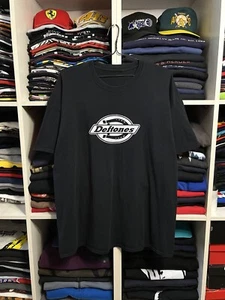 Vintage Deftones Dickies Logo Tour Metal Band T-Shirt Size XXL Black - Picture 1 of 9