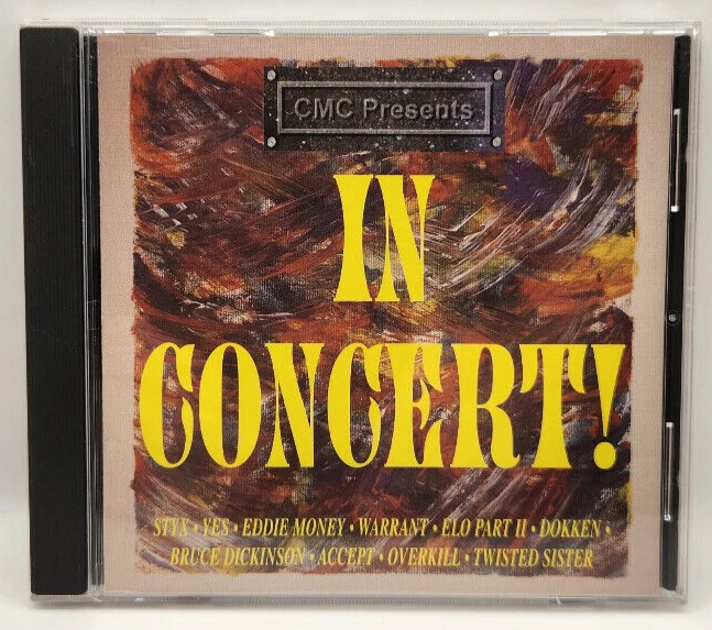 Hard Hair Rock In Concert Various Artists Recording Rock Music CD 1998 USED Foto 1 de 2