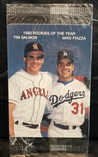 1994 Mother's Cookies 1993 Rookies of the Year Mike Piazza Tim Salmon #2*Sealed*