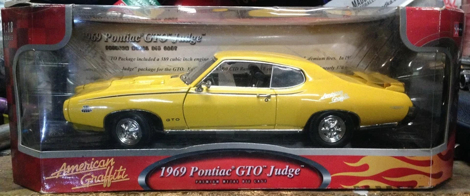 1969 Pontiac GTO Judge Motor Max 1/18 Scale Diecast Model American Graffiti - Image 1 of 1