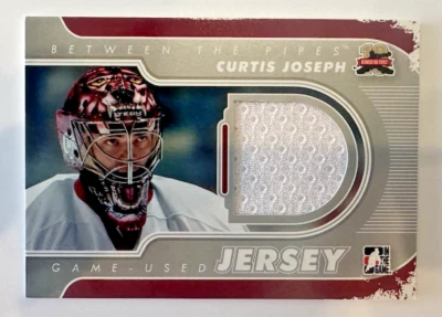 2011-12 In The Game Between Pipes Curtis Joseph Jersey Card Silver Version #M-35 - Image 1 of 2