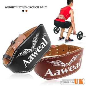 6" Weight Lifting Belt Back Lumbar Support Strength Training Fitness Gym - Picture 1 of 12