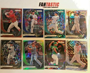 2020 Panini Prizm Baseball Insert & Parallel Card YOU PICK Red Blue Donut Mojo .