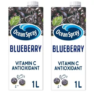 Ocean Spray Blaubeersaft Getränk 1 Liter 2er PACKUNG - Bild 1 von 1