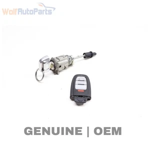 2016-2018 AUDI S6 4.0L - LOCK Switch / Cylinder SET W/ KEY 4G0898374AF - Picture 1 of 5