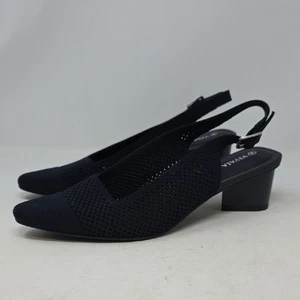 Vivaia Elegant Navy Slingback Heels for Women Size 40 - Picture 1 of 6