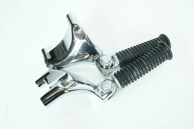 Harley-Davidson Sportster XL883 2007 OEM pasajero estriberas izquierda y derecha cromadas Foto 1 de 4