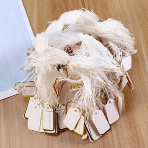 Etichette per marcatura stringa etichette vuote 500 pezzi etichette per bracciale corde - Foto 1 di 11