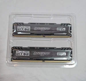 Ballistix Sport 16GB (2x8GB) RAM DDR4 2400MHz BLS8G4D240FSBK.8FBD Arbeitsspeicher Kit - Bild 1 von 2