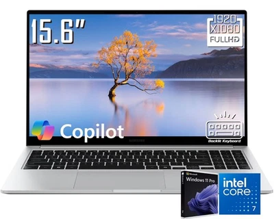 Samsung Galaxy Book4 15.6" FHD Laptop Intel Core 7 150U 16GB LPDDR4X 2TB SSD - Image 1 of 4
