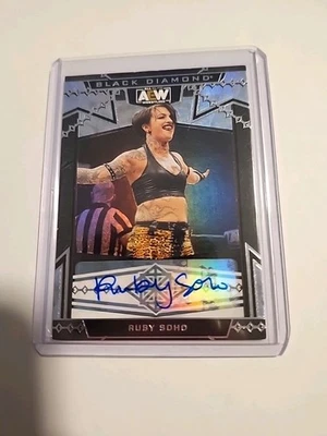 2024 AEW BLACK DIAMOND RUBY SOHO AUTO PRISM - Image 1 of 2