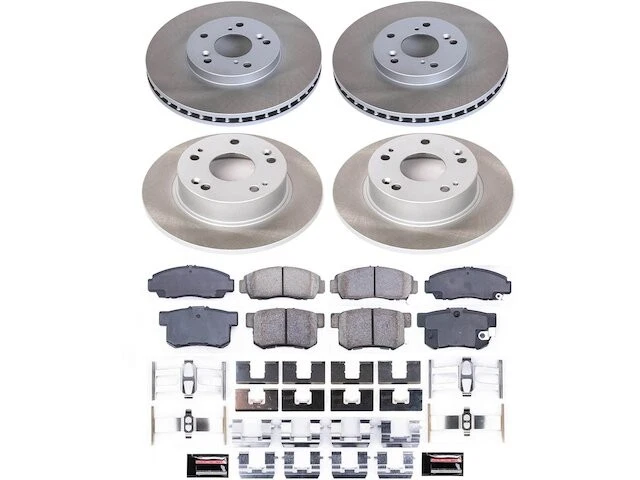 Front and Rear Brake Pad and Rotor Kit For 2004-2008 Acura TSX 2005 2006 GN566SC - Изображение 1 из 1