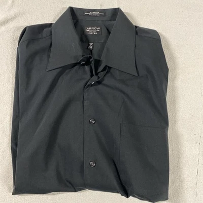 Arrow Mens Button Down Shirt Size 17 32/33 wrinkle free  - Image 1 of 4
