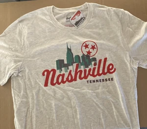 INDY CAR BIG MACHINE MUSIC CITY GRAND PRIX T SHIRT Unisex Large NASHVILLE GREY - Picture 1 of 8