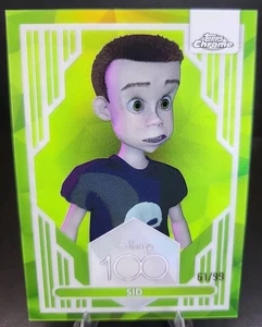 2023 Topps Chrome Disney 100 SID #16 Green Refractor /99 TOY STORY - Picture 1 of 3