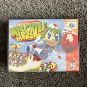 Mischief Makers Nintendo 64 PAL + Plastic Case AUS PRINT 1997 N64 - Picture 1 of 6