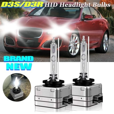For Jaguar XF 2012-2019 D3S HID Xenon Headlight Replacement Bulbs High/Low Beam - Image 1 of 4