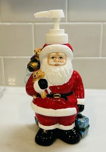 🎄Vintage 1998 Weihnachtsmann Keramik Seifenlotion Spender Weihnachten🎄 - Bild 1 von 9
