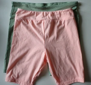 Girls Bike Shorts Carter's Kid Size 14/14A Light Pink Ideology Extra Large Green - Picture 1 of 17