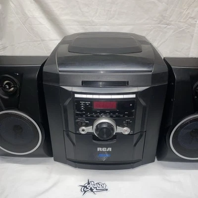 RCA 5-Disc CD Changer Stereo System AM/FM Radio Aux In #RS22162 Tested READ DESC - Image 1 of 4