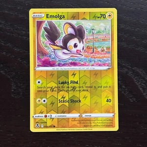 Emolga 054/195 Pokemon Silver Tempest Sword & Shield Reverse Holo Common NM - Picture 1 of 2