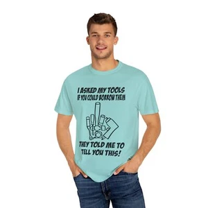 Tools T-shirt Unisex Garment-Dyed T-shirt - Picture 1 of 9