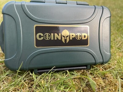Coin Pod Original Metal Detecting Finds Box/case. (green)