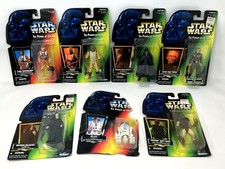 Vintage 1996 Star Wars The Power of the Force Action Figures Kenner Lot of 7 NIP