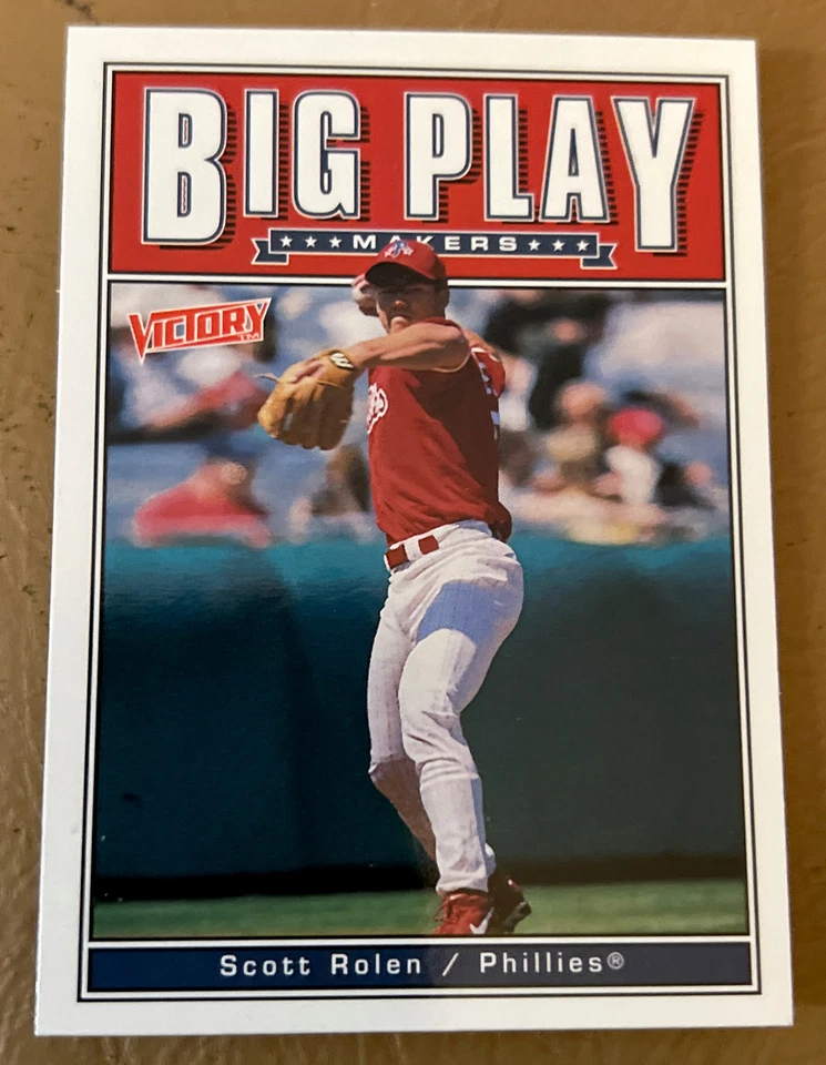 1999 VICTORY SCOTT ROLEN BIG PLAY MAKERS #293 PHILADELPHIA PHILLIES - Image 1 of 2