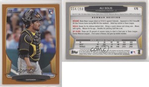 2013 Bowman Orange /250 Ali Solis #175 Rookie RC