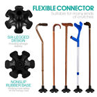  Heavy Duty Tripod Walking Stick Protector Protective Cover for on Foot