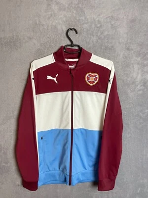 Heart Of Midlothian Training Jacket With Zipped Multicolor Puma Mens Size M - Image 1 of 4