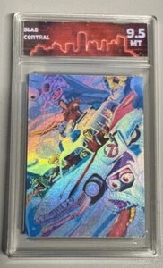 Ghostbusters / Gi Joe holographic Novelty card graded 9.5 Slab Central - Picture 1 of 2