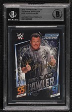 2015 WWE Slam Attax Then Now Forever Jerry Lawler #133 BAS Certified BGS Encased