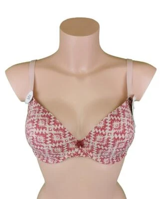 BeeDees BeeCasual IA 2170 WHP Schalen-BH mit Bügel Beige Rot R5/M005 Triumph NEU - Bild 1 von 3