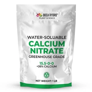 Boca Hydro Calcium N Water Soluble Nutrient Fertilizer 15.5% N +26% Calcium - Picture 1 of 6