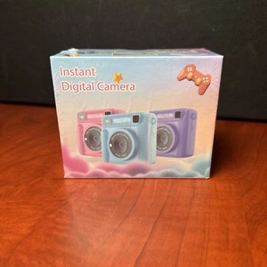 Kids Instant Print Camera Toy,2.7K Screen,1080P HD Kids Digital Camera-PINK - Picture 1 of 5