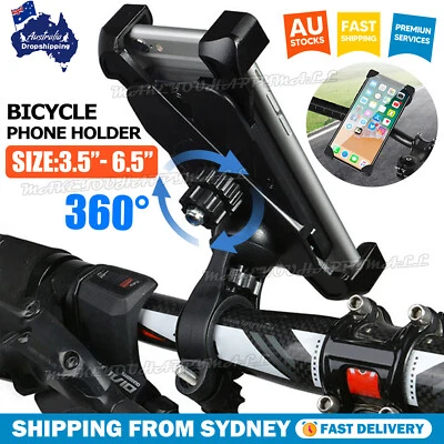 360° Rotation Bike Phone Holder Handlebar Mount for Motorcycle Bicycle MTB OZ - image 1 of 4